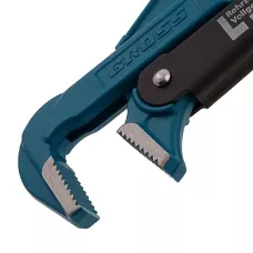 Ключ трубный рычажный GROSS, №3, 2", цельнокованый, CrV, тип - "L" 15605