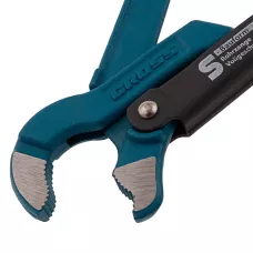 Ключ трубный рычажный GROSS, №0, 0,5", цельнокованый, CrV, тип - "S" 15610