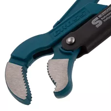 Ключ трубный рычажный GROSS, №2, 1,5", цельнокованый, CrV, тип - "S" 15613