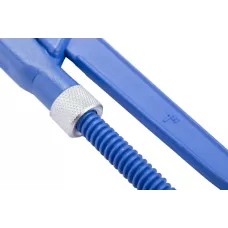 Ключ трубный рычажный, 405 х 37 мм, с изогнутыми губками Сибртех