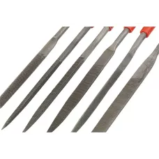 Набор надфилей, 180 х 5 мм, 6 шт, пластиковые рукоятки MATRIX 15822