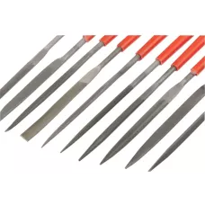 Набор надфилей, 180 х 5 мм, 10 шт, пластиковые рукоятки MATRIX 15824