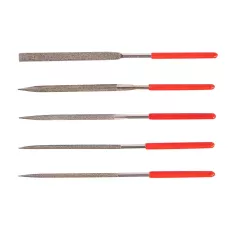 Набор надфилей алмазных, 140 х 70 х 3 мм, 5 шт MATRIX  15833