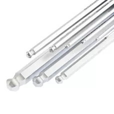 Набор ключей имбусовых GROSS HEX, 1,5–10 мм, S2, 9 штук, экстра-длинные с шаром, сатинированные 16404