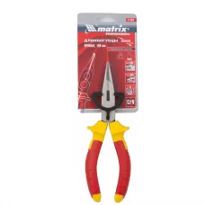 Длинногубцы прямые Insulated, 160 мм MATRIX  17101