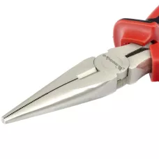 Длинногубцы прямые NICKEL, 160 мм, никелированные MATRIX 17164