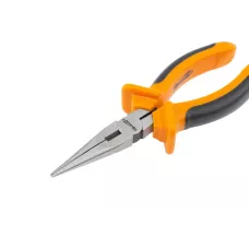 Длинногубцы, Comfort, 160 мм, прямые шлифованные, двухкомпонентные рукоятки SPARTA 17165