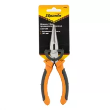 Длинногубцы, Comfort, 200 мм, прямые шлифованные, двухкомпонентные рукоятки SPARTA 17169