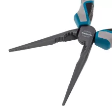 Длинногубцы прямые GROSS 205 мм, трехкомпонентные рукоятки 17171