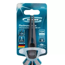 Длинногубцы прямые GROSS 205 мм, трехкомпонентные рукоятки 17171