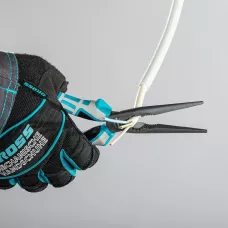 Длинногубцы прямые GROSS 205 мм, трехкомпонентные рукоятки 17171