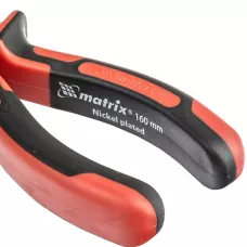 Круглогубцы NICKEL, 160 мм, никелированные MATRIX 17355