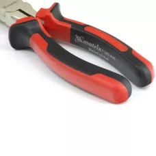 Длинногубцы изогнутые NICKEL, 200 мм, никелированные MATRIX 17424