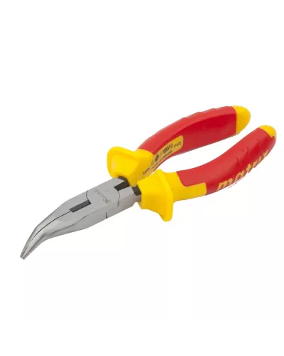 Длинногубцы изогнутые Insulated, 160 мм, двухкомпонентные рукоятки Matrix Professional
