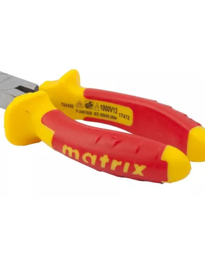 Длинногубцы изогнутые Insulated, 160 мм, двухкомпонентные рукоятки Matrix Professional