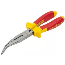 Длинногубцы изогнутые Insulated, 200 мм MATRIX  17474