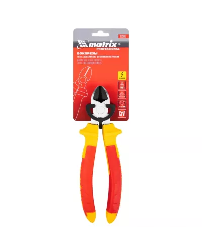 Бокорезы Insulated, 180 мм, двухкомпонентные рукоятки Matrix Professional