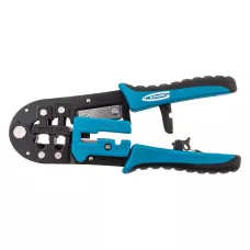 Клещи GROSS для обжима телефонных и компьютерных клемм RJ-45,6P,8P и RJ-11/12,6P,8P 17719