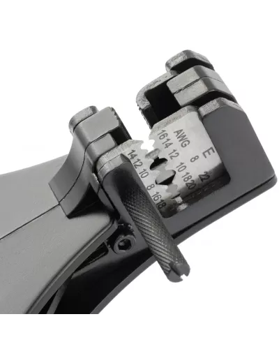 Щипцы для зачистки электропроводов 0.5, 1.0, 1.5, 2.5, 4.0, 8.0 мм/кв (8-22AWG), лезвие SK5 Gross
