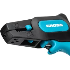 Щипцы GROSS для зачистки электропроводов 0,2-6 мм2 (10-24 AWG), лезвие: нержавеющая сталь 17722