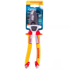 Кабелерез, диэлектрические рукоятки до 1000 В, трехкомпонентные рукоятки, 210 мм GROSS 17728