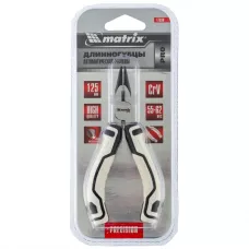 Длинногубцы Mini, 125 мм, прямые, авторазжим MATRIX 17830