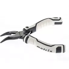 Длинногубцы Mini, 125 мм, изогнутые, авторазжим MATRIX 17831