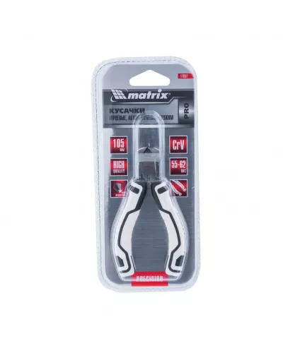 Кусачки торцевые Mini, 105 мм, авторазжим, Pro Matrix