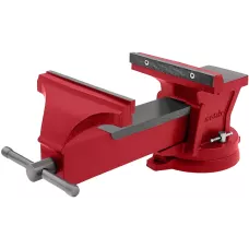 Тиски слесарные, 200 мм, поворотные, с наковальней MATRIX 18603