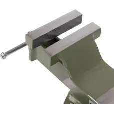 Тиски слесарные, 100 мм, стальные, поворотные// Сибртех