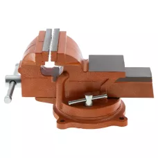 Тиски слесарные, 100 мм, поворотные, с наковальней SPARTA 186235