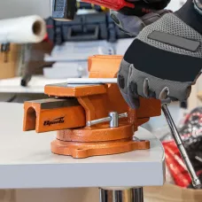 Тиски слесарные, 125 мм, поворотные, с наковальней SPARTA 186255