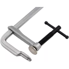 Струбцина DENZEL F-образная, 100x300мм, кованая