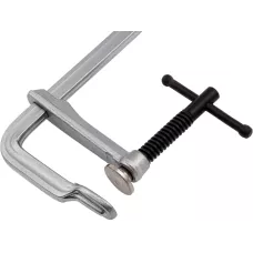 Струбцина DENZEL F-образная, 100x400мм, кованая