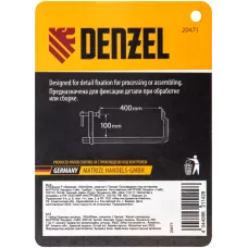 Струбцина DENZEL F-образная, 100x400мм, кованая