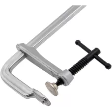 Струбцина DENZEL F-образная, 120x300мм, кованая