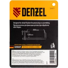 Струбцина DENZEL F-образная, 120x300мм, кованая