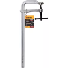 Струбцина DENZEL F-образная, 120x400мм, кованая