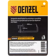 Струбцина DENZEL F-образная, 120x400мм, кованая