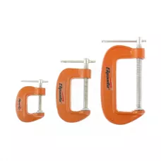 Набор: струбцины G-образные, 3 шт, 25-50-75 мм SPARTA 206755