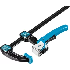 Струбцина реечная быстрозажимная GROSS, металлический корпус, рычажный храповый механизм, 12"/ 300 мм 20721