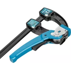 Струбцина реечная быстрозажимная GROSS, металлический корпус, рычажный храповый механизм, 12"/ 300 мм 20721