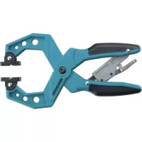 Струбцина клещеобразная GROSS, пластиковый корпус, храповый механизм жесткой фиксации, 1-1/2"/38 мм 20801