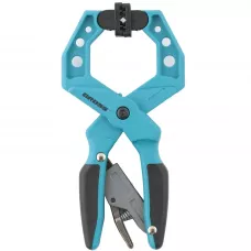 Струбцина клещеобразная GROSS, пластиковый корпус, храповый механизм жесткой фиксации, 1-1/2"/38 мм 20801