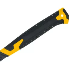 Топор цельнокованый DENZEL 600 г, двухкомпонентная обрезиненная рукоятка