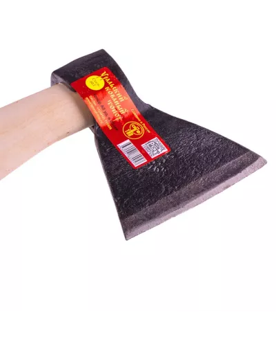 Топор кованный, в сборе, 890/1200 г, деревянное топорище, 500 мм, АО, (Ижевск) Россия