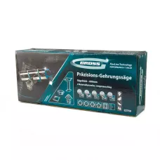 Стусло прецизионное GROSS, двухплоскостное, пила - 600 мм, 2 прижимн. струбцины, огранич. упор 22759