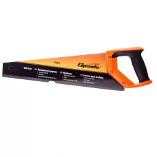 Ножовка по дереву, 400 мм, 7-8 TPI, зуб-2D, каленый зуб, линейка, двухкомпонентная рукоятка SPARTA 235015