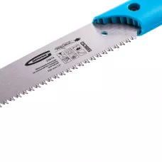 Пила по дер. GROSS PIRANHA,универс. для кэмп. и сада, 330 мм, 9-10TPI, зуб3D, кал.зуб, 2-ком.рук., пенал 23612