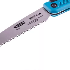 Пила по дер. GROSS PIRANHA, складная, для кэмп.и сада, 150 мм, 9-10TPI, зуб 3D, подкал.зуб, 2-ком.рук. 23616